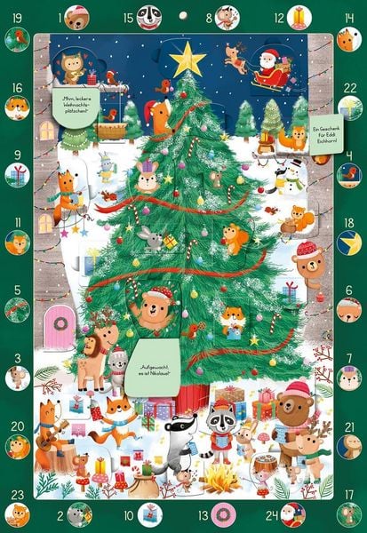 Produktbild: Mein Wimmel-Adventskalender: Kunterbunter Weihnachtsbaum