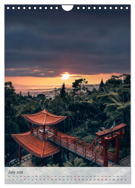 Produktbild: The Flower Island Madeira (Wall Calendar 2026 DIN A4 portrait), CALVENDO 12 Month Wall Calendar