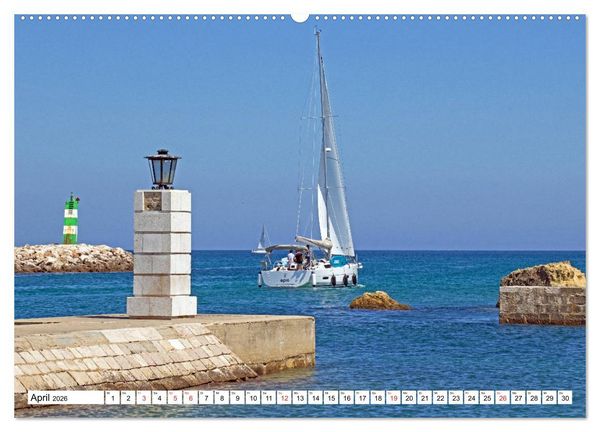 Produktbild: Portugal - Die Algarve vom Cabo de Sao Vicente bis Tavira (Wandkalender 2026 DIN A2 quer), CALVENDO Monatskalender