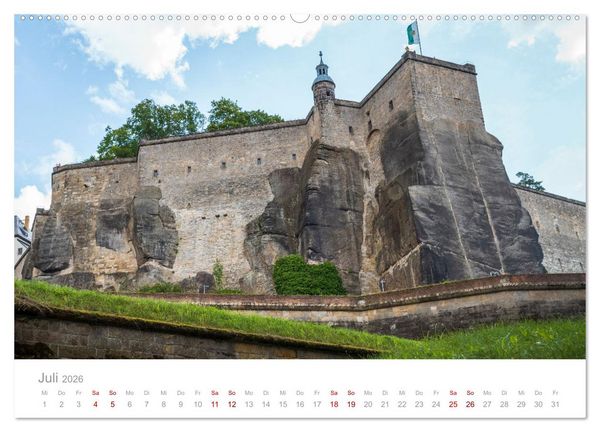 Produktbild: Sachsen - Eine stimmungsvolle Wanderung in Bildern (Wandkalender 2026 DIN A2 quer), CALVENDO Monatskalender