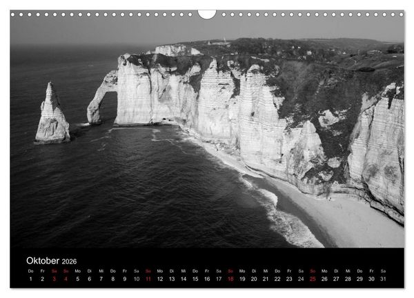 Produktbild: BLACK 'N WHITE (Wandkalender 2026 DIN A3 quer), CALVENDO Monatskalender
