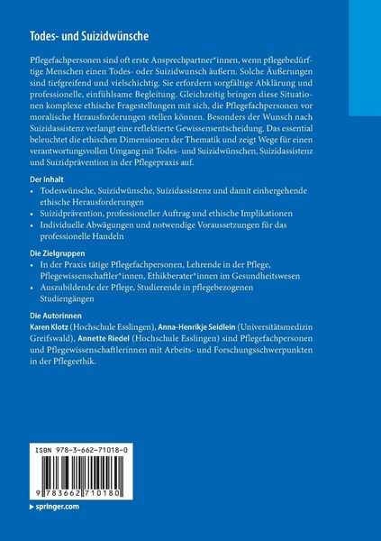 Produktbild: Todes- und Suizidw&uuml;nsche