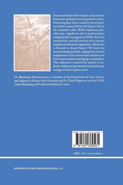 Produktbild: Alternatives to Pesticides in Stored-Product IPM