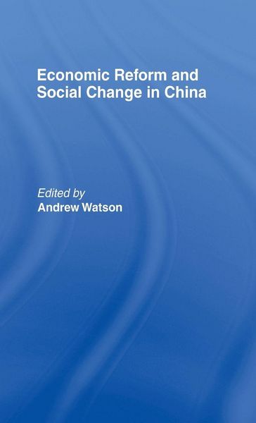 Produktbild: Economic Reform and Social Change in China