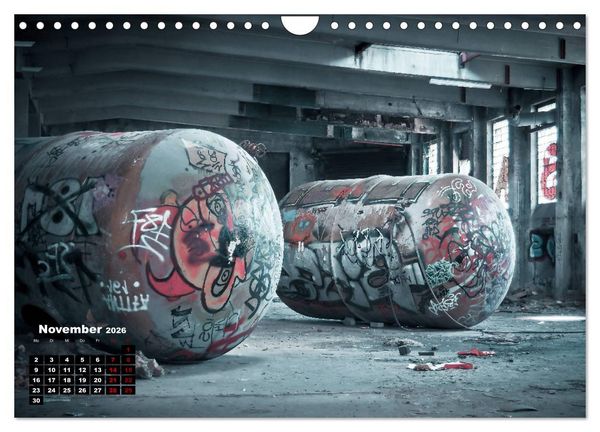 Produktbild: Verlassene Orte - Lost Places (Wandkalender 2026 DIN A4 quer), CALVENDO Monatskalender