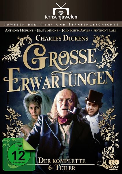 Produktbild: Charles Dickens' Gro&szlig;e Erwartungen (Great Expectations) - Der 6-Teiler mit Anthony Hopkins [3 DVDs]