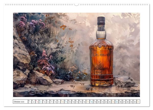 Produktbild: Spirit of Whisky (Wandkalender 2026 DIN A2 quer), CALVENDO Monatskalender