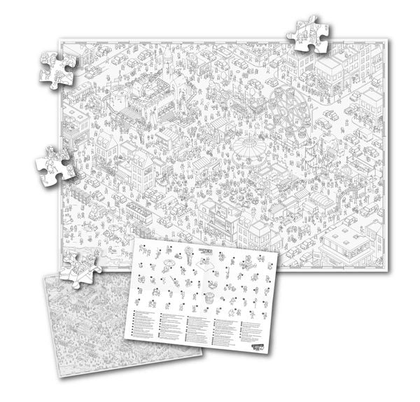 Produktbild: MicroMacro Puzzle: Die Kirmes 500 Teile