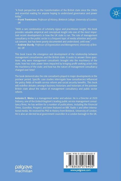 Produktbild: Management Consultancy and the British State