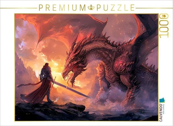 CALVENDO Puzzle Feuerrot | 1000 Teile Lege-Größe 64x48cm Foto-Puzzle für glückliche Stunden