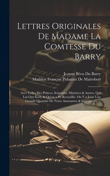 Produktbild: Lettres Originales De Madame La Comtesse Du Barry