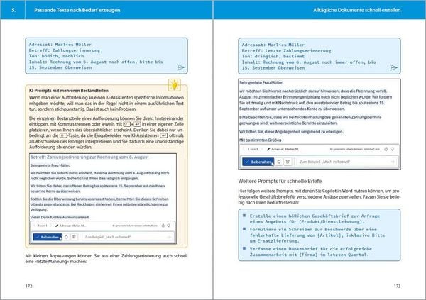 Produktbild: KI mit Office und Microsoft 365 - Das Praxisbuch