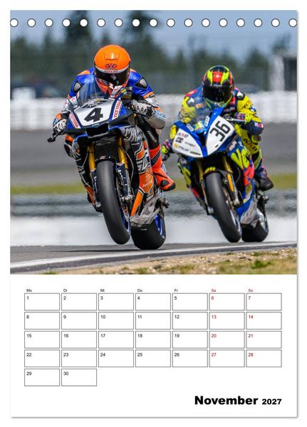 Produktbild: SuperBikes (Tischkalender 2027 DIN A5 hoch), CALVENDO Monatskalender