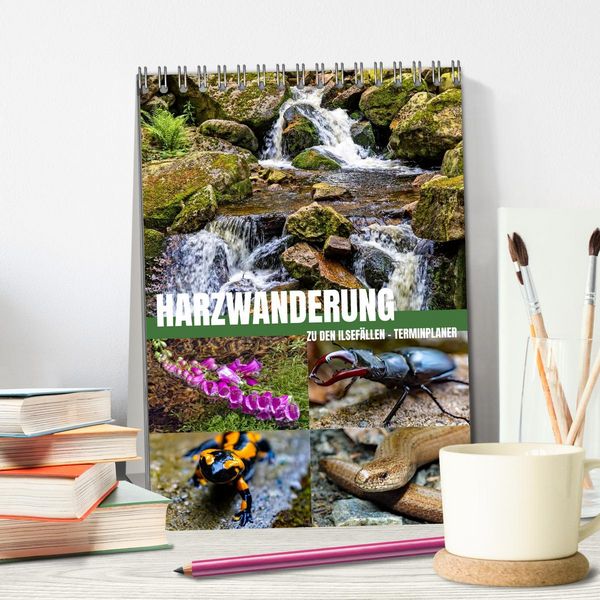 Produktbild: Harzwanderung zu den Ilsef&auml;llen - Terminplaner (Tischkalender 2026 DIN A5 hoch), CALVENDO Monatskalender