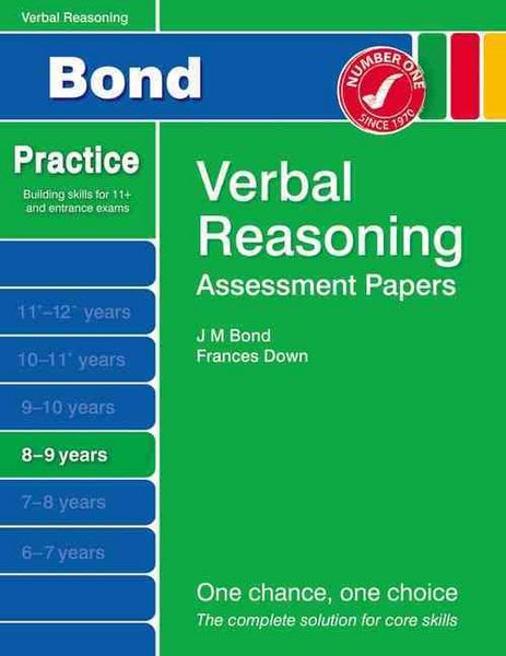 Produktbild: Bond, J: Bond Assessment Papers Verbal Reasoning 8-9 Yrs