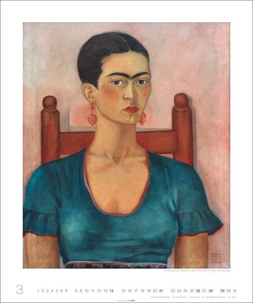 Produktbild: Frida Kahlo Edition Kalender 2027