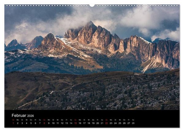 Produktbild: Von Venetien nach S&uuml;dtirol (Wandkalender 2026 DIN A2 quer), CALVENDO Monatskalender