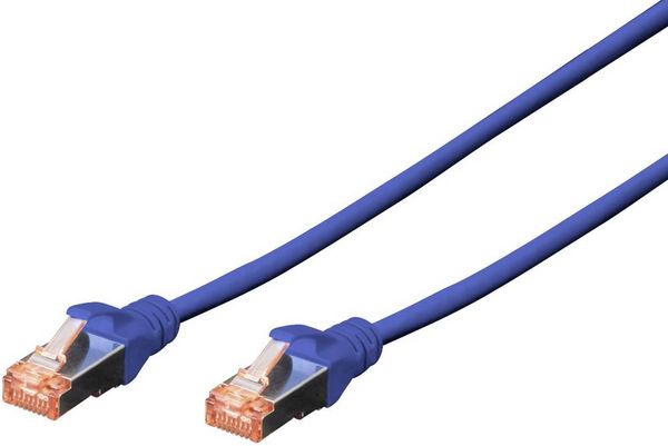 Produktbild: Digitus DK-1644-070 RJ45 Patchkabel CAT 6 S/FTP 7.00 m Grau Halogenfrei, verdrillte Paare, mit Rastnasenschutz, Flammwidrig 1 St.