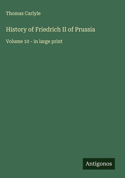 Produktbild: History of Friedrich II of Prussia