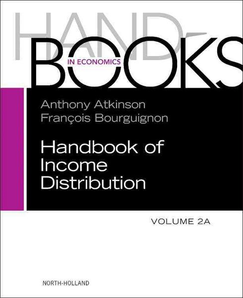 Produktbild: Handbook of Income Distribution, Vol 2a