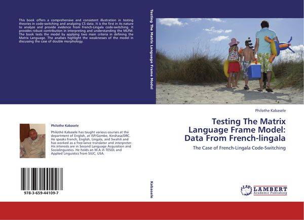 Produktbild: Testing The Matrix Language Frame Model: Data From French-lingala