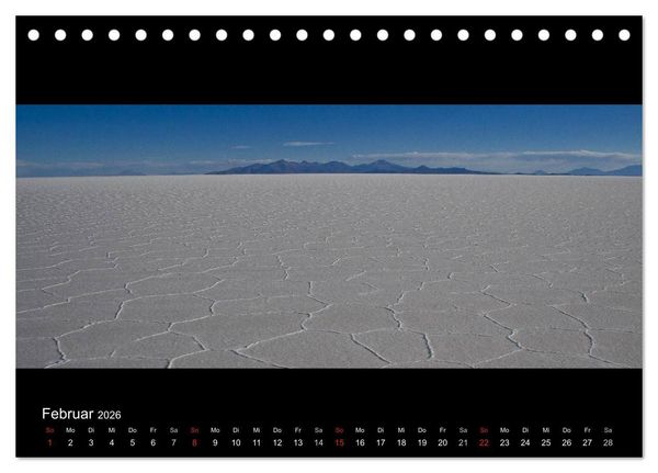 Produktbild: Peru & Bolivien - Land der Inka (Tischkalender 2026 DIN A5 quer), CALVENDO Monatskalender