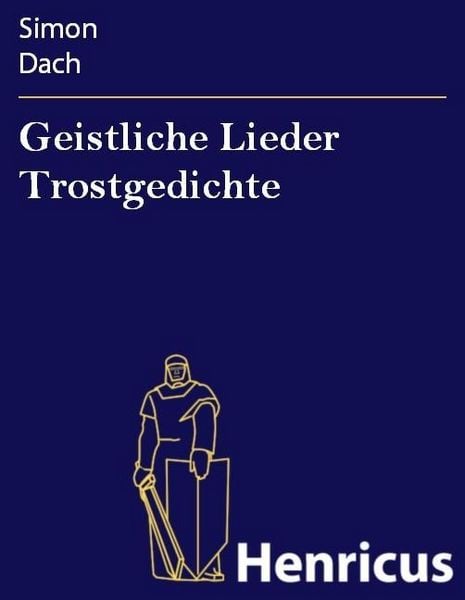 Produktbild: Geistliche Lieder Trostgedichte