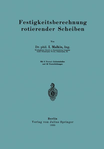 Produktbild: Festigkeitsberechnung rotierender Scheiben