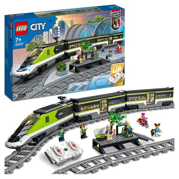 LEGO City Trains 60337 Personen-Schnellzug, Spielzeug Jungen & Mädchen