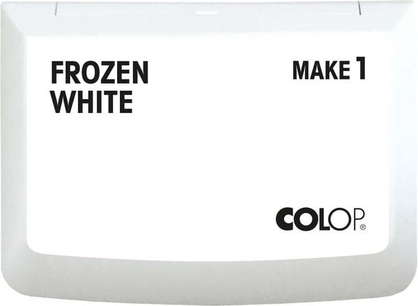 Produktbild: COLOP MAKE 1 Stempelkissen, frozen white, 50 x 90 mm