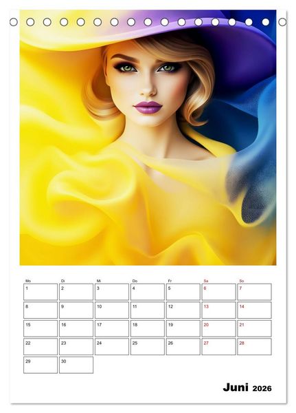 Produktbild: Hinrei&szlig;ende Portraits (Tischkalender 2026 DIN A5 hoch), CALVENDO Monatskalender