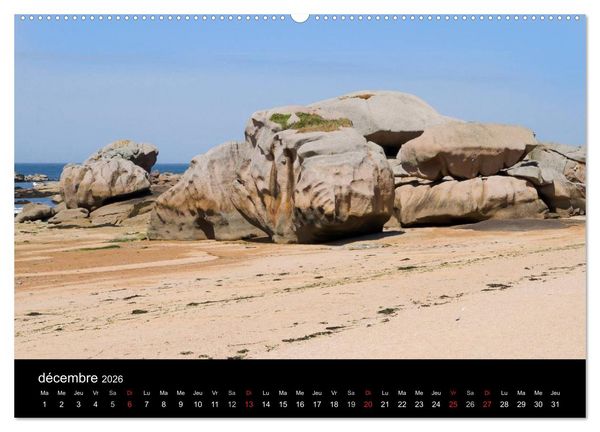 Produktbild: Balade en C&ocirc;tes d'Armor (Calendrier mural 2026 DIN A2 vertical) calendrier de bureau