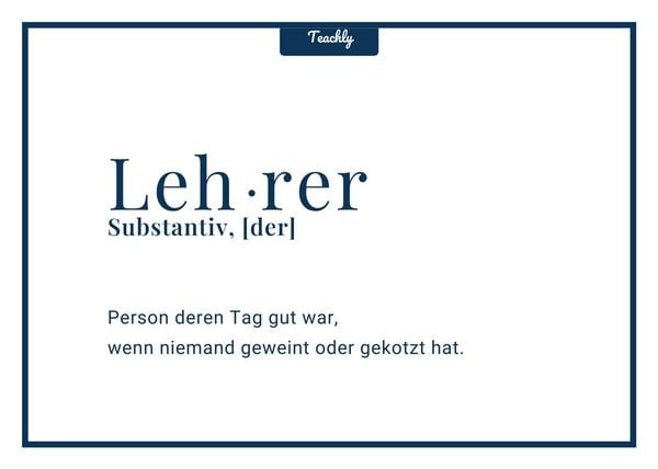 Produktbild: Teachly Postkarte, Lehrer Geweint oder ...