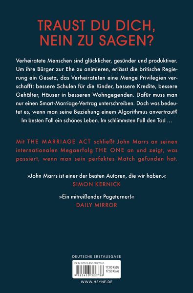 Produktbild: The Marriage Act - Bis der Tod euch scheidet