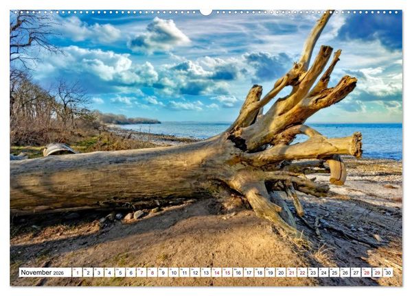 Produktbild: Beckerwitz - Impressionen aus der Wohlenberger Wiek (Wismarer Bucht) (Wandkalender 2026 DIN A2 quer), CALVENDO Monatskalender