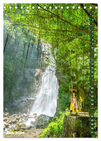 Produktbild: Exotisches Bali (Tischkalender 2026 DIN A5 hoch), CALVENDO Monatskalender