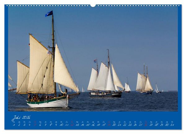 Produktbild: Unter Segeln (Wandkalender 2026 DIN A2 quer), CALVENDO Monatskalender
