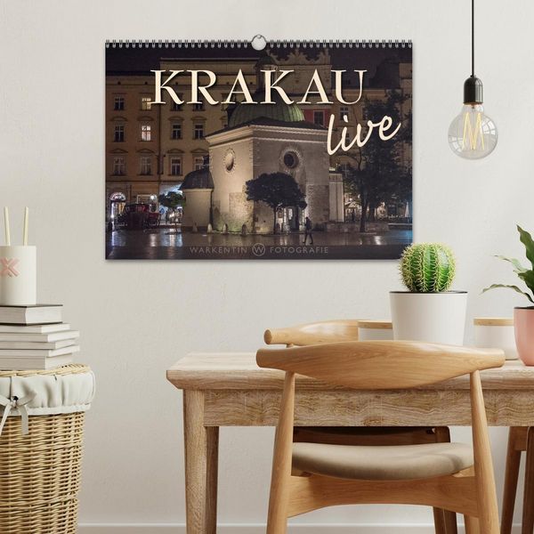 Produktbild: Krakau live (Wandkalender 2026 DIN A3 quer), CALVENDO Monatskalender