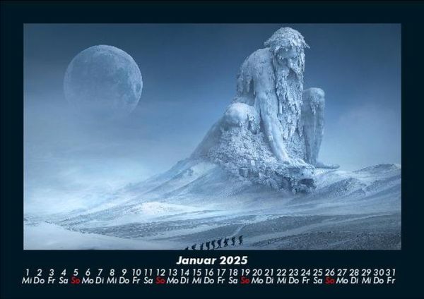 Produktbild: Mit Fantasy durch's Jahr 2025 Fotokalender DIN A5