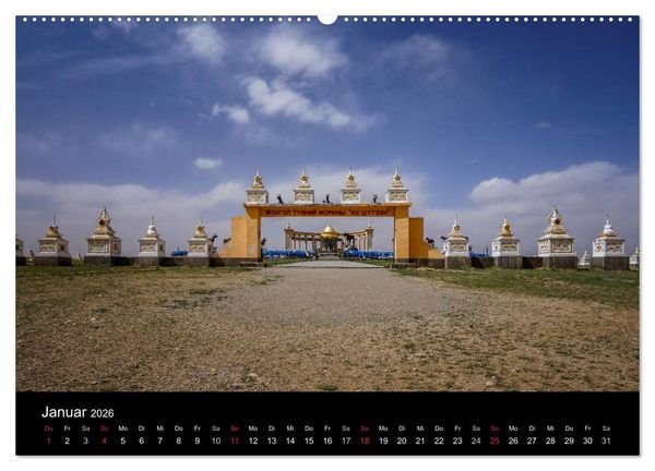 Produktbild: Mongolei - Zwischen Mittelalter und Moderne (hochwertiger Premium Wandkalender 2026 DIN A2 quer), Kunstdruck in Hochglanz