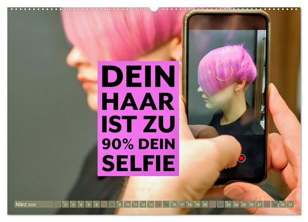 Produktbild: Coiffeur - Wellness f&uuml;r die Haare - mit Spr&uuml;chen (hochwertiger Premium Wandkalender 2026 DIN A2 quer), Kunstdruck in Hochglanz