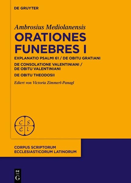Produktbild: Orationes funebres I