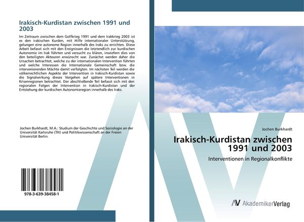 Produktbild: Irakisch-Kurdistan zwischen 1991 und 2003