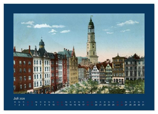 Produktbild: Lebendiges Hamburg von 1888 bis 1918 (Wandkalender 2026 DIN A4 quer), CALVENDO Monatskalender