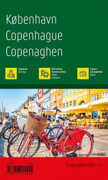 Produktbild: freytag & berndt Innenstadtplan Kopenhagen 1:10.000