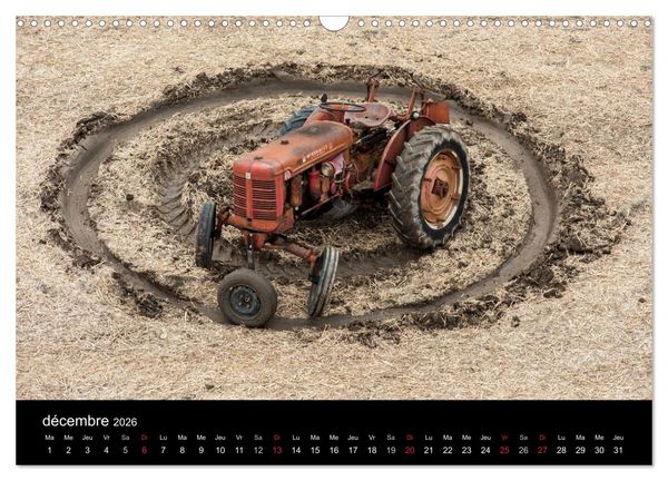Produktbild: Anciens tracteurs agricoles (Calendrier mural 2026 DIN A3 vertical), CALVENDO calendrier mensuel