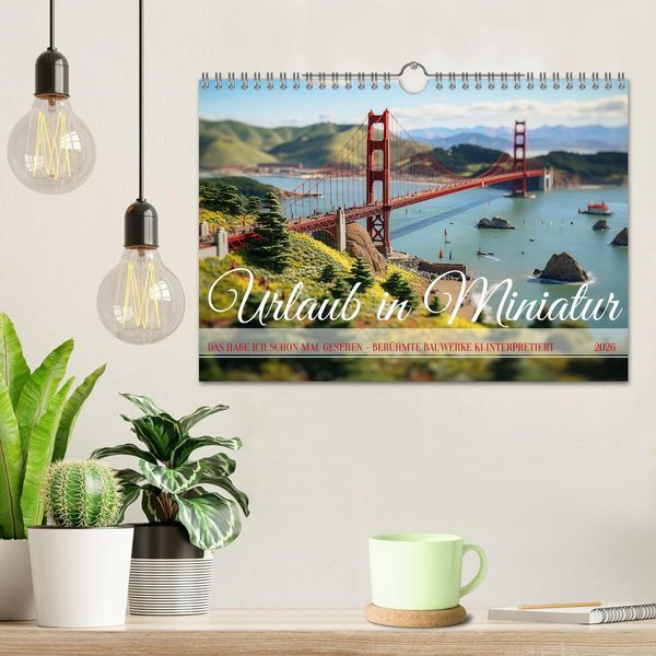 Produktbild: Urlaub in Miniatur (Wandkalender 2026 DIN A4 quer), CALVENDO Monatskalender
