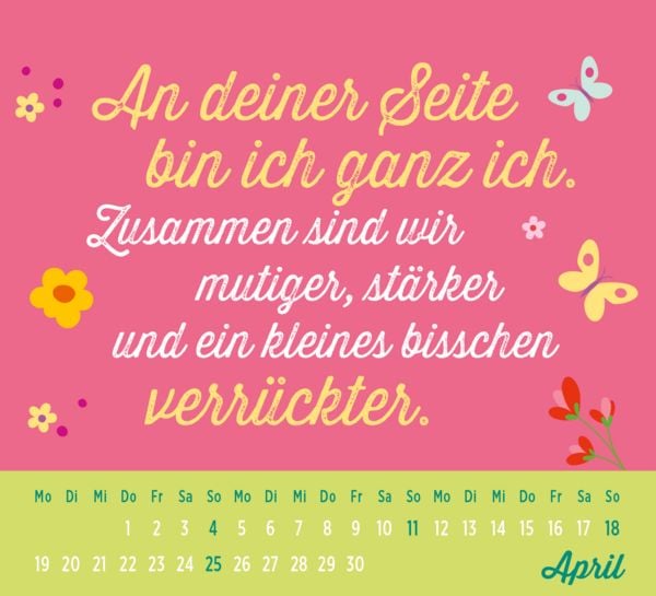 Produktbild: Mini-Kalender 2027: F&uuml;r eine tolle Freundin wie dich