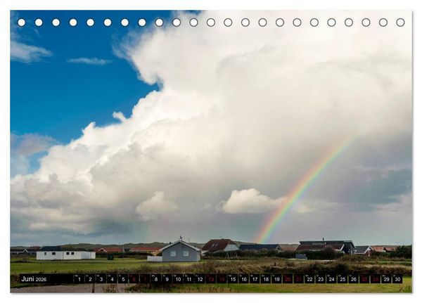 Produktbild: D&auml;nemark zwischen Nordsee und Limfjord (Tischkalender 2026 DIN A5 quer), CALVENDO Monatskalender