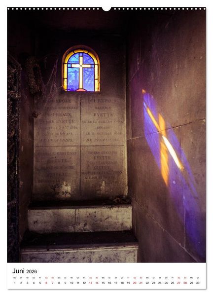 Produktbild: Le Cimeti&egrave;re du P&egrave;re-Lachaise in Paris (Wandkalender 2026 DIN A2 hoch), CALVENDO Monatskalender